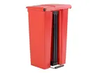 Rubbermaid Step-On Classic waste bin 87 liters red
