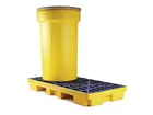 Opvangbak vloerelement SC-SD2 132x66x15 cm 80 l geel/blauw