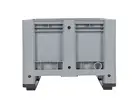 Caisse-palette 2 rails 1200x800x600 mm 330 l gris