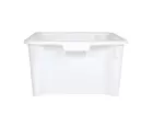Stackable nesting box Euronorm 600x400x325 mm 50 l white