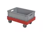 Plastic base for stacking bins 600x400 mm black