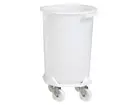 Base for 110-liter drum, white