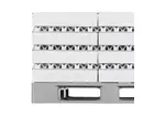 Tapis de congélation Optiflow, entretoise pour congélateur 1200 x 800 x 35 mm, blanc