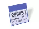 Porte-documents A5 paysage magnétique bleu