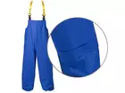 Amerikaans regenoverall PVC met knievakken Elka korenblauw maat XL
