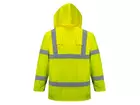 Veste imperméable à capuche Portwest H440 haute visibilité orange fluo, taille XS