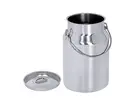 Karnton met deksel RVS 18/10 Ø13,5x18,5 cm 2 liter