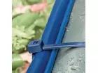 Resealable detectable cable tie 250x4.6 mm blue