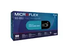 Ansell Microflex 93-852 black nitrile glove size 8.5-9