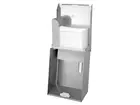 Distributeur de serviettes pliables Ophardt SanTRAL HSU 31 E ST en acier inoxydable, pliage en Z