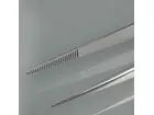 Pince à épiler Bürkle en acier inoxydable, droite et pointue, 13 cm