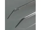 Bürkle pincet RVS gebogen scherp 13 cm