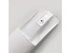 White plastic knife holder for 1 knife