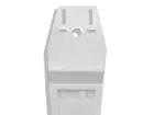 Extra long plastic knife holder for 2-3 knives, white