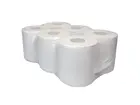 Euro Products poetspapier midi geperforeerd 2-laags recycled 150 meter wit