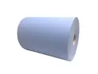 Euro Products poetspapier industrierol 2-laags verlijmd recycled 380 meter blauw