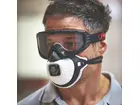 JSP Filterspec PRO stofmasker en overzetbril FFP2 met uitademventiel
