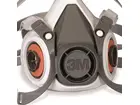 3M 6300 halfgelaatsmasker elastomeer dubbele filter maat L