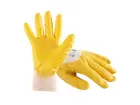 Gant NBR avec manchette Stronghand Yellowstar jaune taille 10