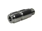 DN12 adapter lange uitvoering RVS 1/4'' BUD