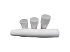 Plastic bekers 180 ml wit