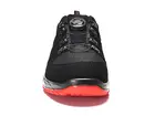 Chaussure de sécurité basse Elten Maddox noire et rouge, fermeture BOA, S3 SRC ESD, pointure 35
