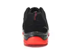 Chaussure de sécurité basse Elten Maddox noire et rouge, fermeture BOA, S3 SRC ESD, pointure 35