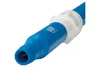 Perche télescopique en aluminium Vikan 2973Q4 avec système de débit d'eau, 1600-2780 mm, rouge