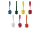 Vikan 42375 Dish brush medium with scraping edge 280 mm white