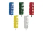 Vikan 53566 Pipe brush medium for flexible cable 60 x 200 mm yellow