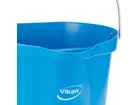 Vikan 56944 bucket leak-proof detectable polypropylene 12 liters red
