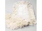 Housse de balai à franges en coton avec boutons-pression 100 cm
