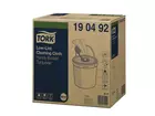 Tork Low-Lint cleaning cloth roll 1-ply blue in bucket