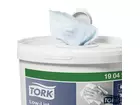 Tork Low-Lint cleaning cloth roll 1-ply blue in bucket