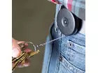 Porte-clés rétractable Key-Bak Original en acier inoxydable 60 cm