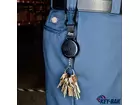 Porte-clés rétractable Key-Bak Securit, cordon Kevlar 120 cm