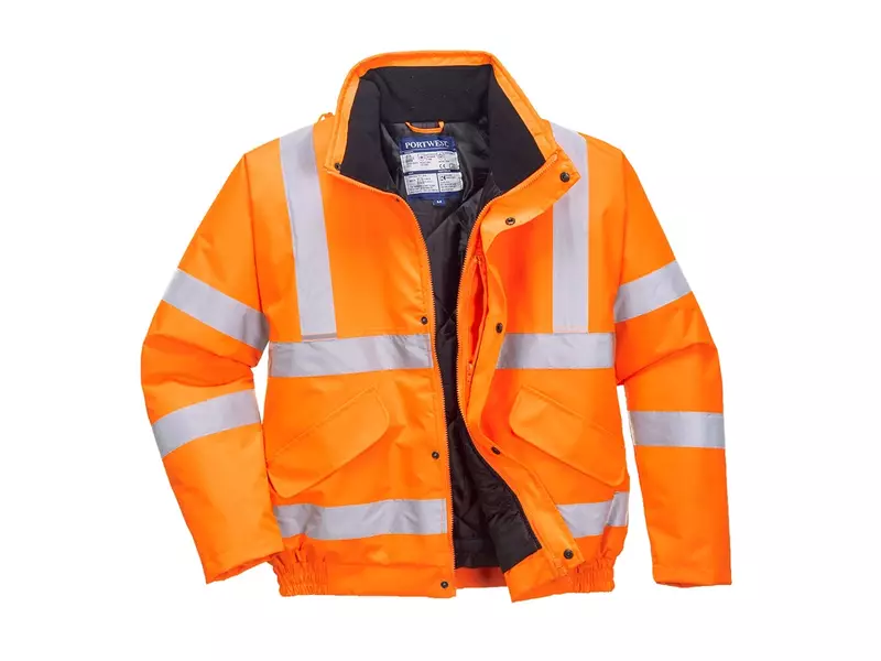 Portwest RT32 pilot jacket Hi-Vis fluorescent orange size S