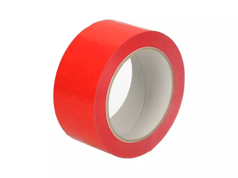 Tape PP acrylic 50 mm x 66 meters 28 mu red