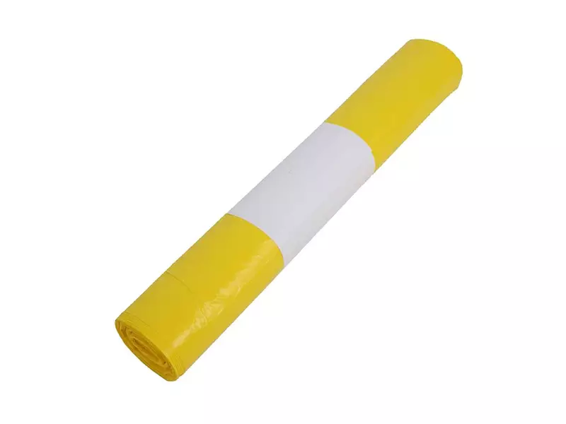 Afvalzakken geel HDPE T25 70x110 cm