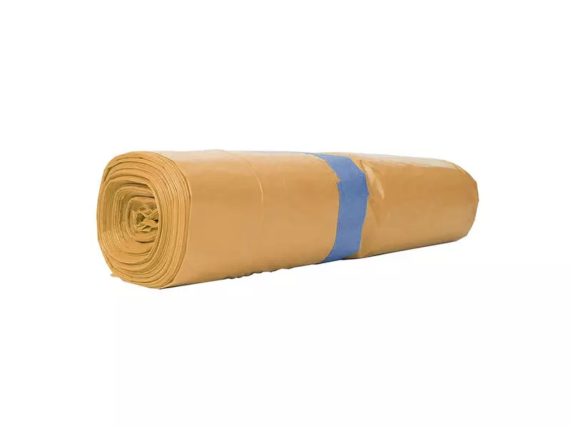 Sacs poubelles orange en PEHD T25 70x110 cm