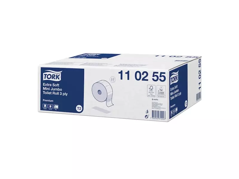Tork Soft Premium toilet paper Mini Jumbo T2 3-ply 120 meters white