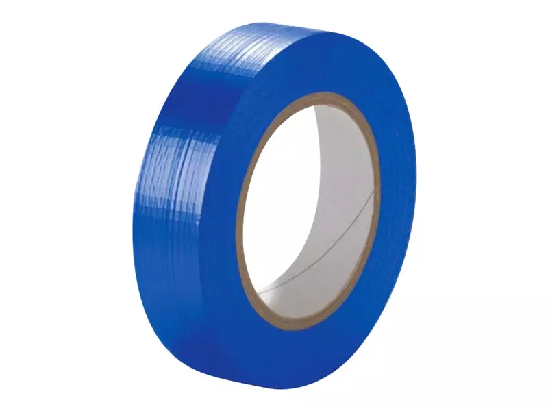 Ruban adhésif alimentaire bleu de 50 mètres et de 50 mm de large