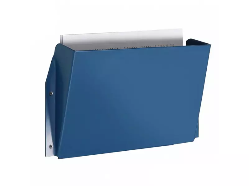 Detectamet document holder A4 horizontal detectable blue