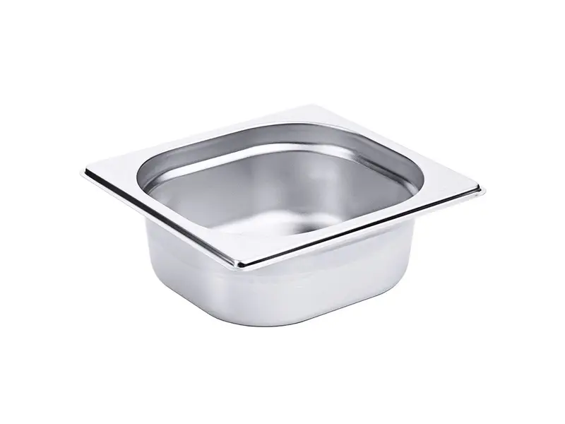 Gastronorm bak 1/6 RVS 18/10 100 mm 1,6 liter