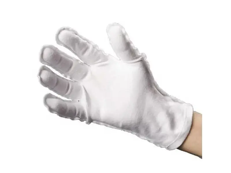 Verbandhandschoen katoen wit maat M
