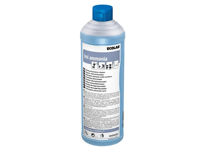 Ecolab Imi ammonia powerful all-purpose cleaner 1 liter
