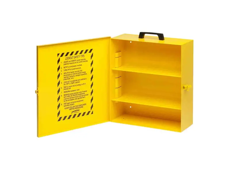 Brady 800123 industrieel lockout-station LC252M geel