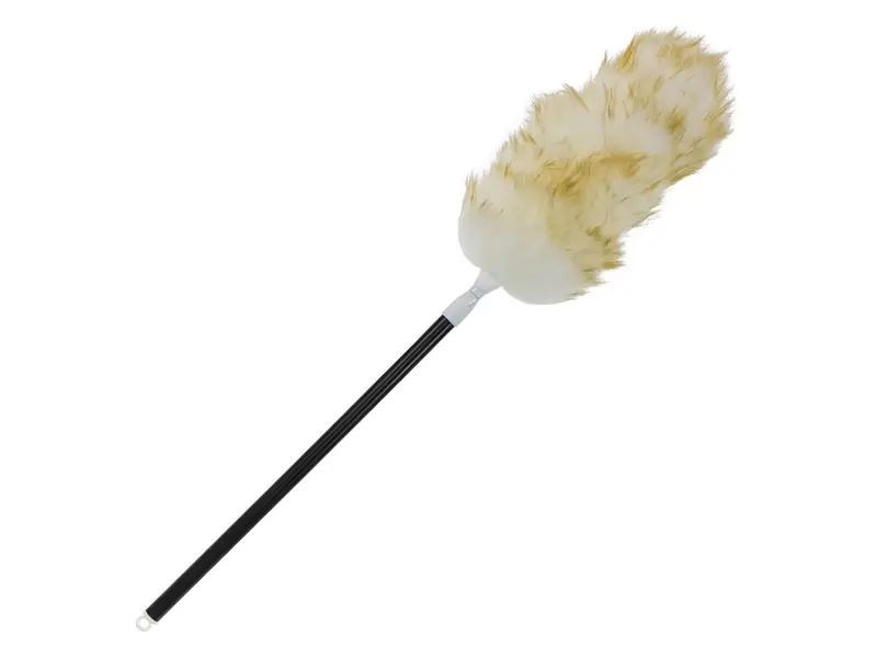 Feather duster lambswool telescopic handle 80-110 cm