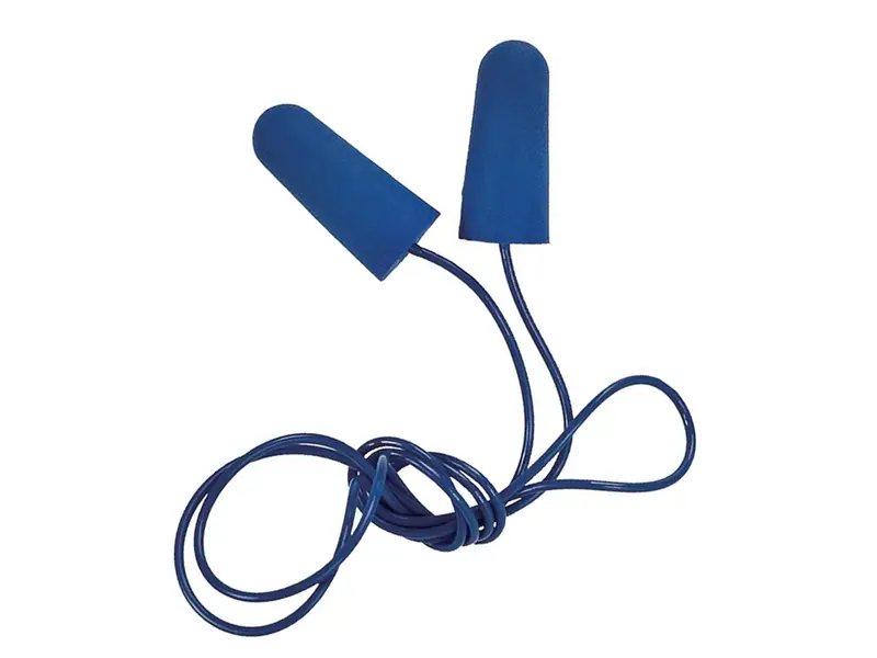 Bouchons d'oreilles Proteqtio PTD10 en mousse à mémoire de forme PU, détectables par cordon, bleus