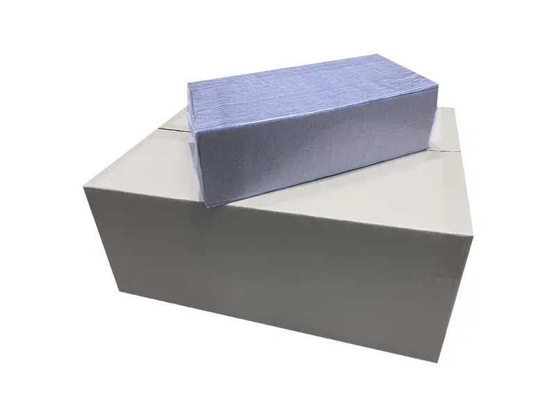 Lingettes nettoyantes FMCP Soft Wipe non tissées 42 x 35 cm bleues